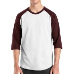 Sport Tek White/Maroon