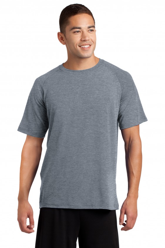 Sport Tek Heather Grey