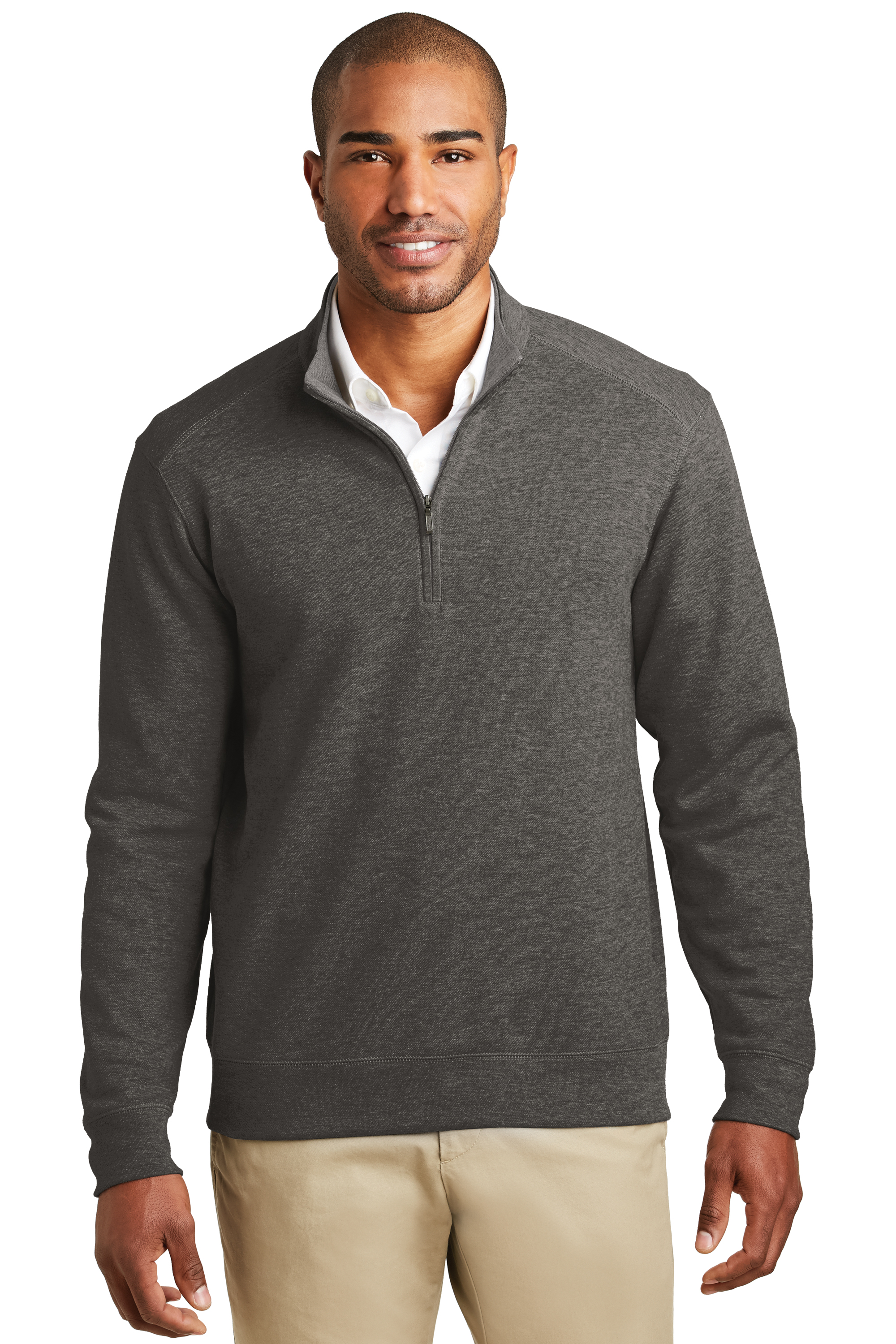 Port Authority Charcoal Heather/Medium Grey Heather