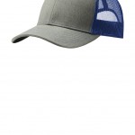 Port Authority Heather Grey/Patriot Blue