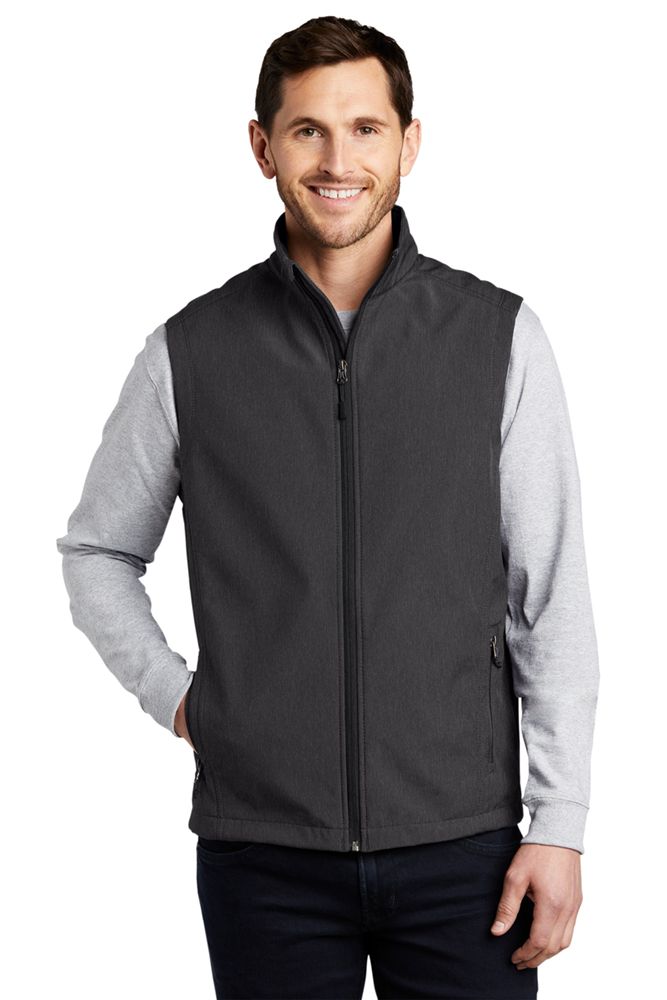 Port Authority Black Charcoal Heather