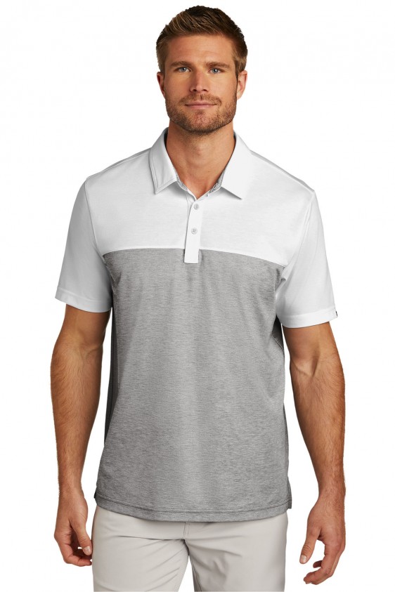 TravisMathew White/Quiet Shade Grey Heather